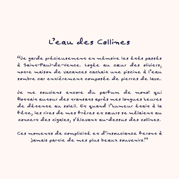 2 - L'eau des Collines