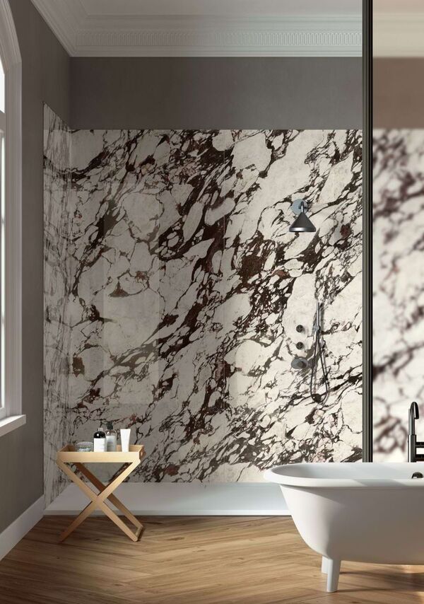 Carrelage effet marbre : salle de bain | Bob Carrelage