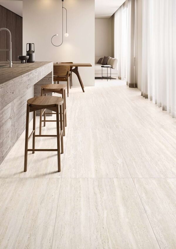 Carrelage intérieur effet pierre