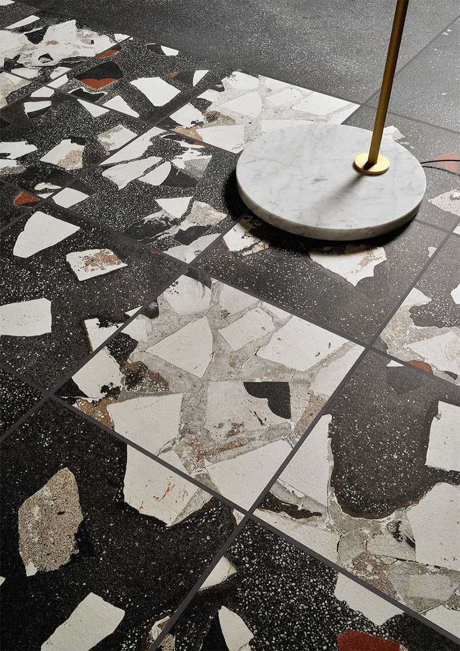 Carrelage intérieur terrazzo